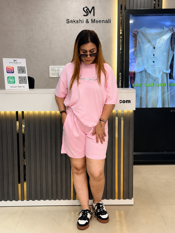 Relaxed Embroidered Lounge Co-Ord Set