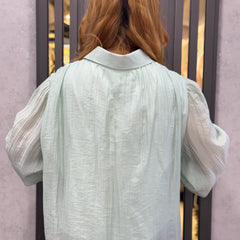 Lace-Detail Lightweight Shirt