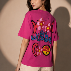 Oversized Cartoon Graphic T-Shirt