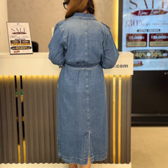 Denim Trench Dress