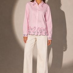 Embroidered Structured Shirt
