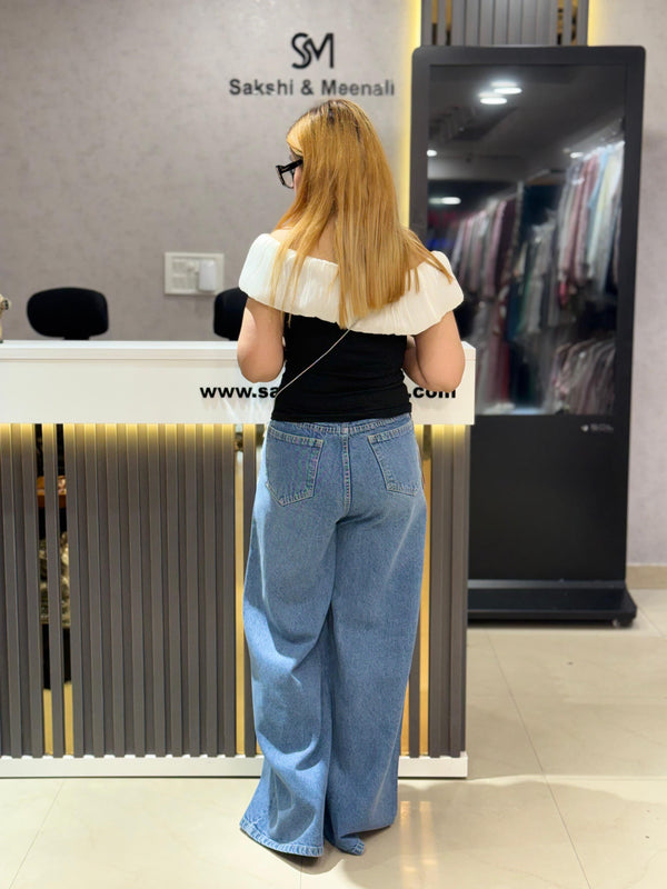 Structured Off-Shoulder Top