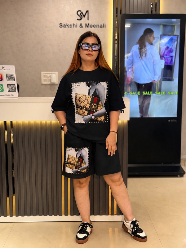 Graphic Print Lounge Co-Ord Set