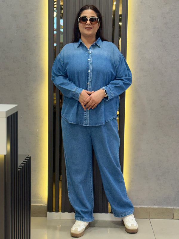 Relaxed Denim Co-Ord Set