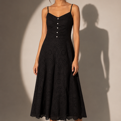 Cotton Starpe Dress with smokey
