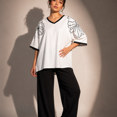 Relaxed Printed Top