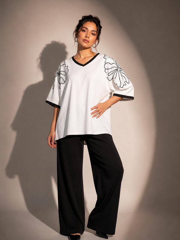 Relaxed Printed Top