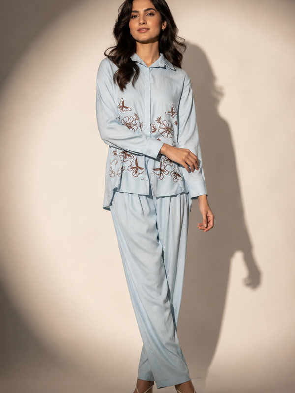 Floral Wrap Midi Dress