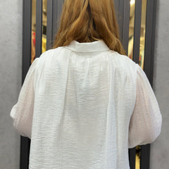 Lace-Detail Lightweight Shirt