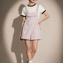 Utility Pocket Dungaree Playsuit