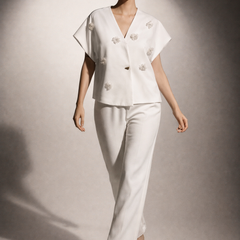 Embroidered Relaxed Fit Co-Ord Set