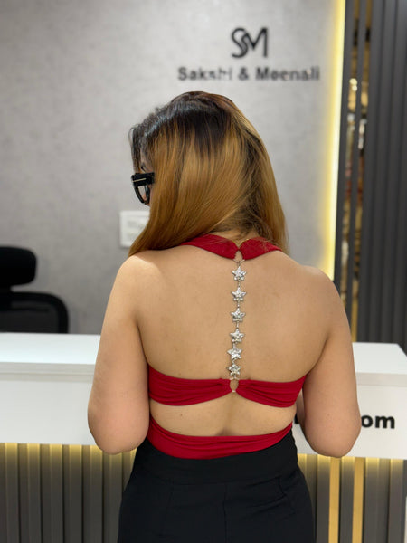 Fitted Halter Neck Top