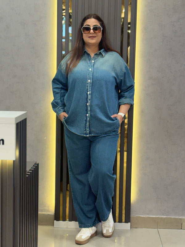Relaxed Denim Co-Ord Set