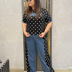 Polka Dot Graphic Co-Ord Set