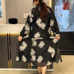 Embroidered Fluid SKirt top