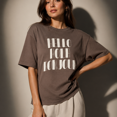 Oversized Slogan T-Shirt