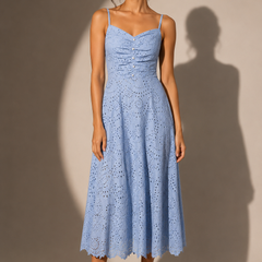 Cotton Starpe Dress with smokey