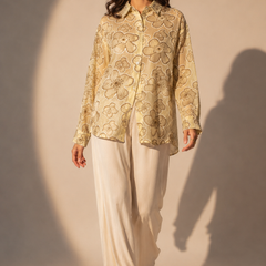 Floral Embroidered Flow Shirt