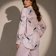 Abstract Floral Co-Ord Set Shirt