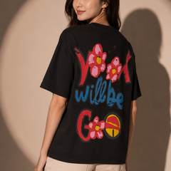 Oversized Cartoon Graphic T-Shirt