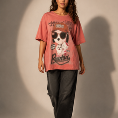 Oversized Graphic Character T-Shirt