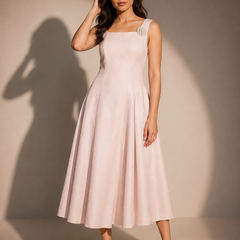 Embellished Midi Dress