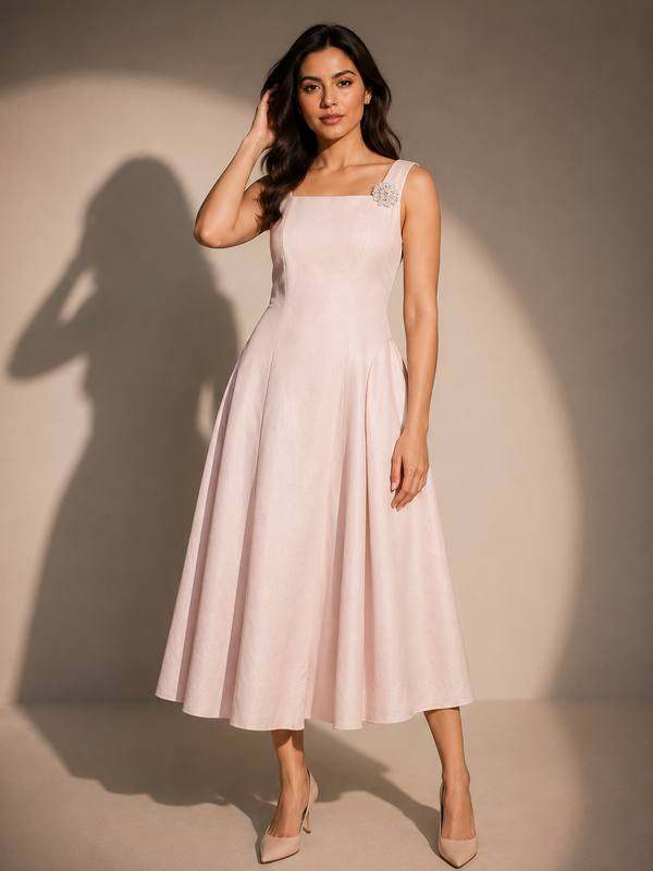 Embellished Midi Dress