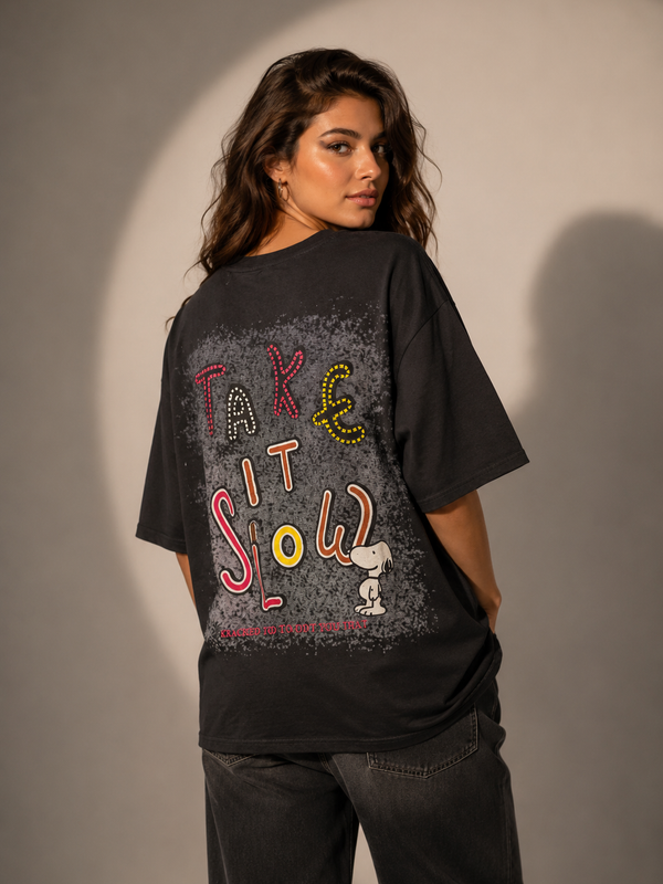 Oversized Graphic Character T-Shirt