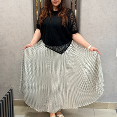 Sheer Lace Overlay Top