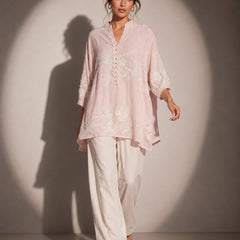 Floral Embroidered Relaxed Top