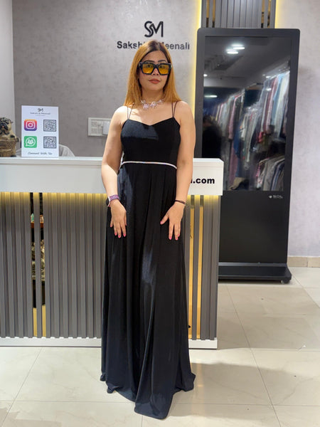Fluid Maxi Dress with Lightweight Overlay
