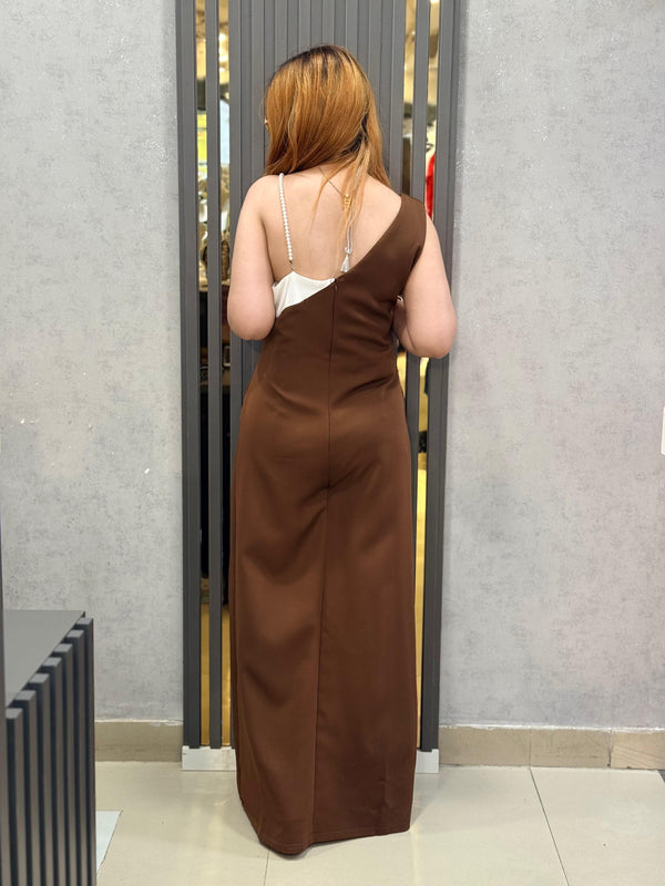Asymmetric Embellished Layered Jumpsuit