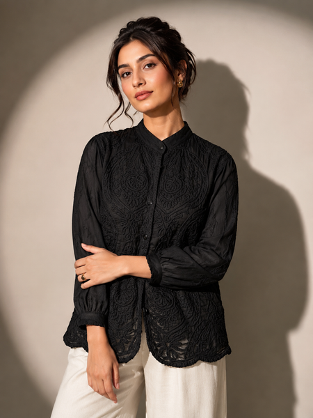 Embroidered Statement Jacket